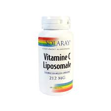 Vitamine C liposomale 212mg 30 unités - immunité/fatigue - Solaray